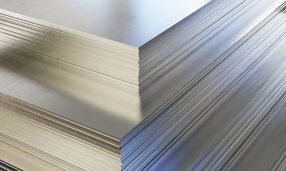 Steel metal sheet