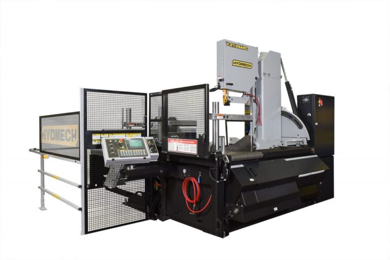 Hydmech C350-2CNC: Using stored job parameters and automatic kerf compensation to cut setup time and scrap
