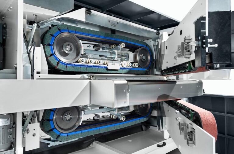 LISSMAC SBM-L 1000 sheet metal deburring machine tooling