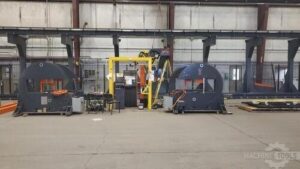 AGT Beam Master BM48R2 beam line / structural steel processing line front view