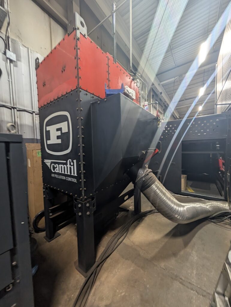 Amada ENSIS 3015 AJ fiber laser cutting machine dust collector unit