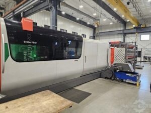 Bystronic ByStar Fiber fiber laser cutting machine operator-side view