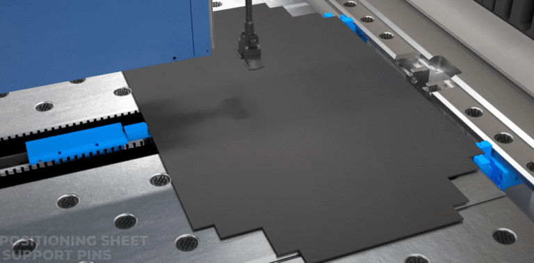 Erbend PBC 2520 panel bender detail view