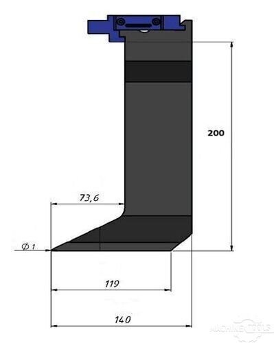 Erbend PBC1520 press brake tooling