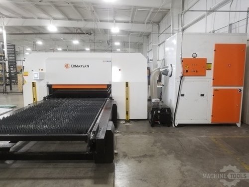 Ermaksan FIBERMAK fiber laser cutting machine (enclosed laser cutter) front view
