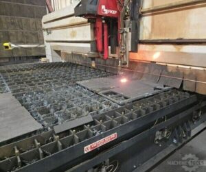 Ficep Gemini G36HD CNC plate drilling and thermal cutting line detail view