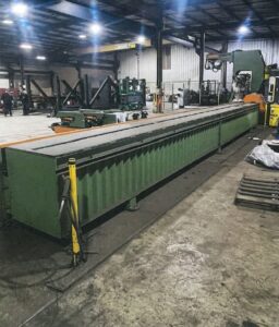 Peddinghaus Peddiassembler beam/steel assembly system (gantry-style assembler) operator-side view