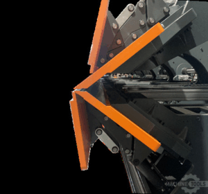 Stefa VHX 6 Double Folder sheet metal folder control panel (HMI) detail view