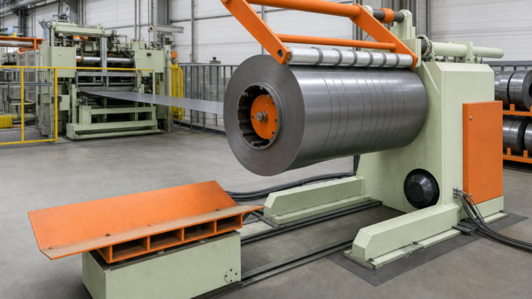 Coil lines performing coil processing in a metal fabrication shop